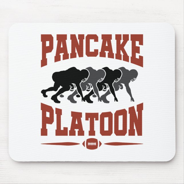 Football Offensive Lineman Pancake Platon Mousepad (Vorne)