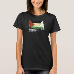 Football Palestine Flag Football Team Fußball Play T-Shirt