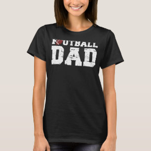 Football Papa Graphic Proud Football Vater T-Shirt