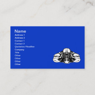 Football_player100 FOOTBALL PLAYER TOUGH SPORTS SU Visitenkarte