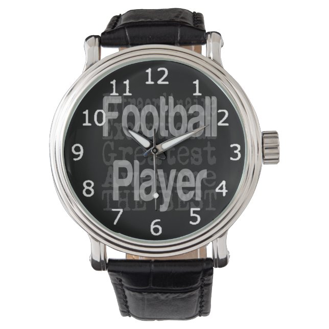 Football Player Armbanduhr (Vorderseite)