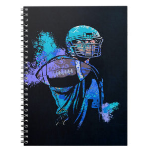 Football Player Canvas Print Notizblock