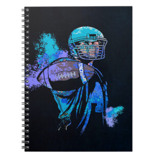 Football Player Canvas Print Notizblock