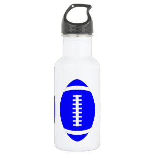 Football Player/Coach Blue Footballs Wasser Flasch Edelstahlflasche