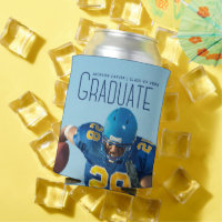 Football Player Foto Graduation Party