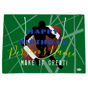 FOOTBALL Player Geschenktasche HAMbyWG Große Geschenktüte