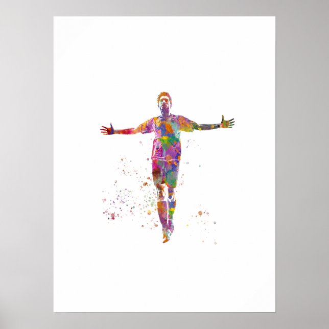 Football player poster (Vorne)