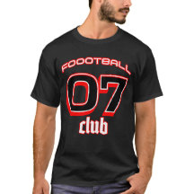 Football Players Tshirt mit Jersey Nummer 07