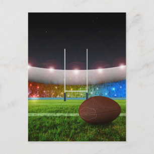 football postkarte