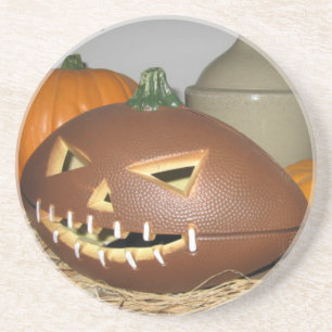 Football Pumpkin Untersetzer