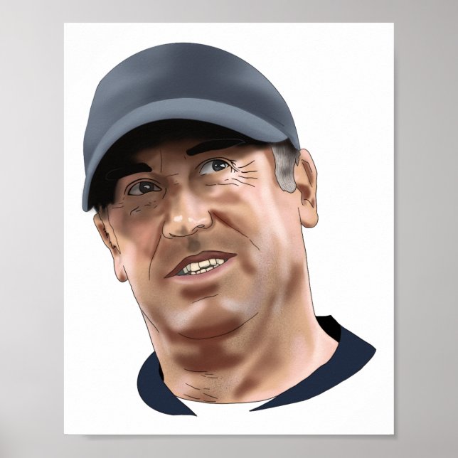 Football Quarterback Head Coach Poster (Vorne)
