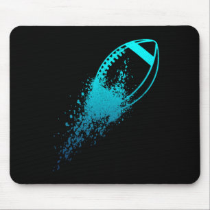 Football Quarterback Lineman Vintage-Fußballspiel Mousepad