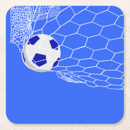 Football Rechteckiger Pappuntersetzer