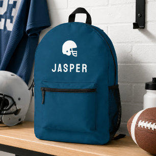 Football-Rucksack   Benutzerdefinierter Spielernam Bedruckter Rucksack