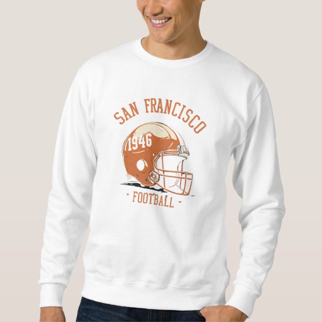 Football SanFrancisco Design Sweatshirt (Vorderseite)