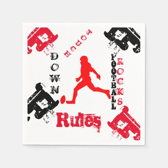 FOOTBALL SERVIETTE (Vorderseite)