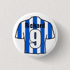 Football Shirt Design. Abzeichen für den Fußball-L Button