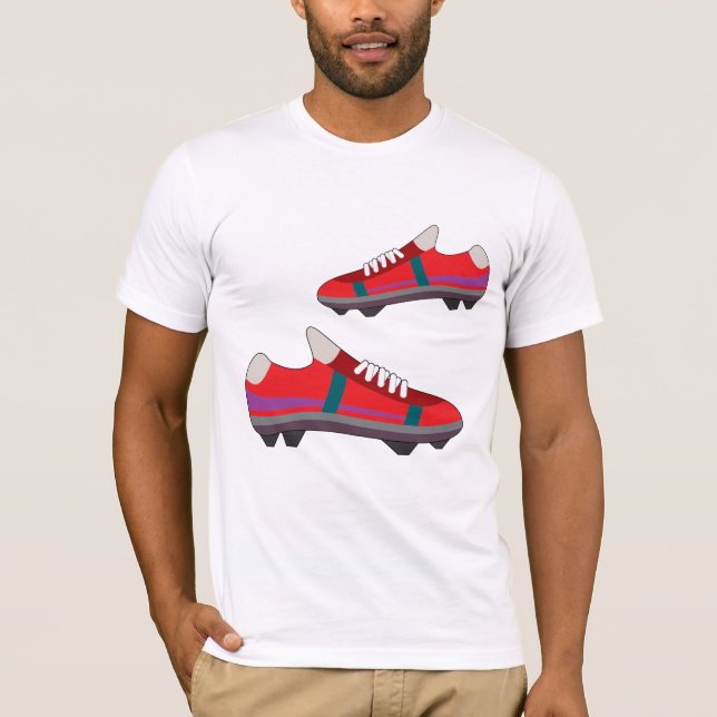 Football Shoes Mens T - Shirt (Vorderseite)
