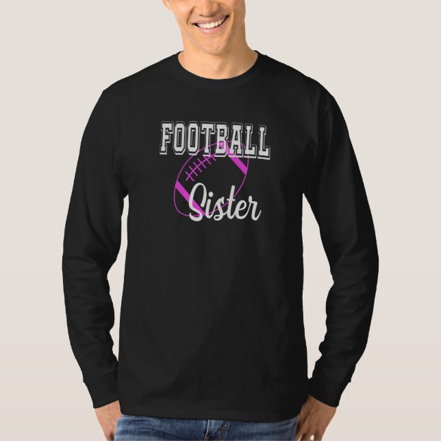 Football Sister American Football Player Brother S T-Shirt (Vorderseite)