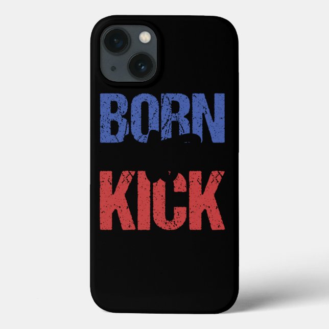 Football Soccer Kicker Born To Kick Gift Idea Case-Mate iPhone Hülle (Rückseite)