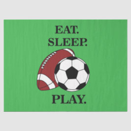 Football Soccer Player Coach Birthday Seidenpapier