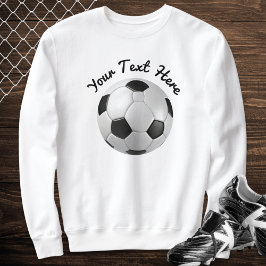 Football Soccer Team Name Einfache Minimalistische Sweatshirt