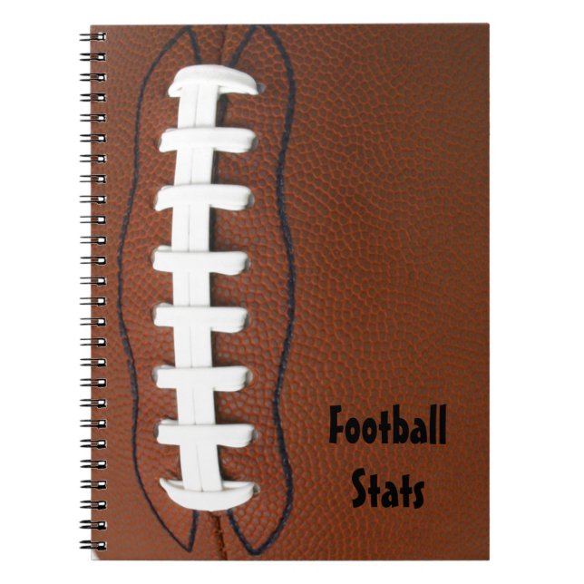 Football Spiral Bound Notebook Notizblock (Vorderseite)