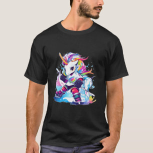 Football Sport Eishockey Unicorn T-Shirt