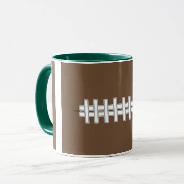 Football Sports Coffee Cup Tasse Geschenk (Vorderseite Links)