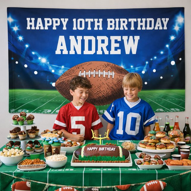 Football Sports Happy Birthday Banner (Von Creator hochgeladen)