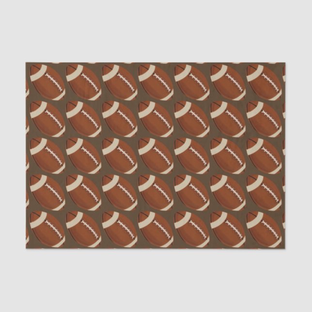 Football sports pattern paper seidenpapier (Vorderseite)