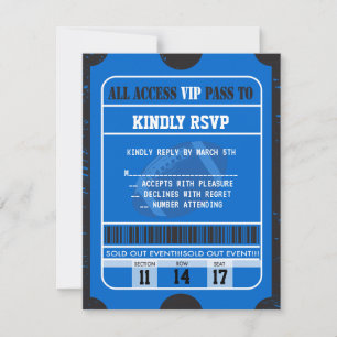 Football Spritzer Bar Mitzvah UAWG Response Card RSVP Karte