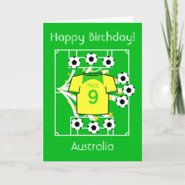 Football Star Australia Card Karte