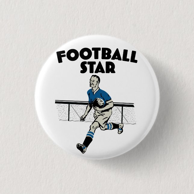 Football Star Button (Vorderseite)