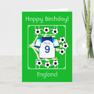 Football Star England Card Karte