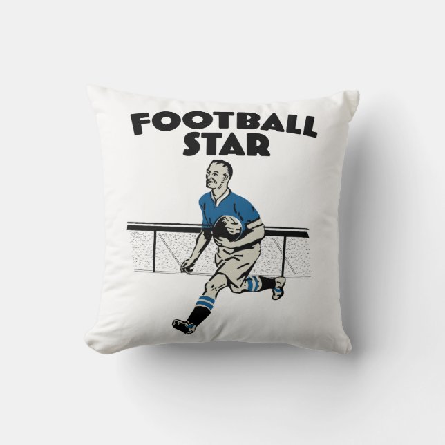 Football Star Kissen (Vorderseite)
