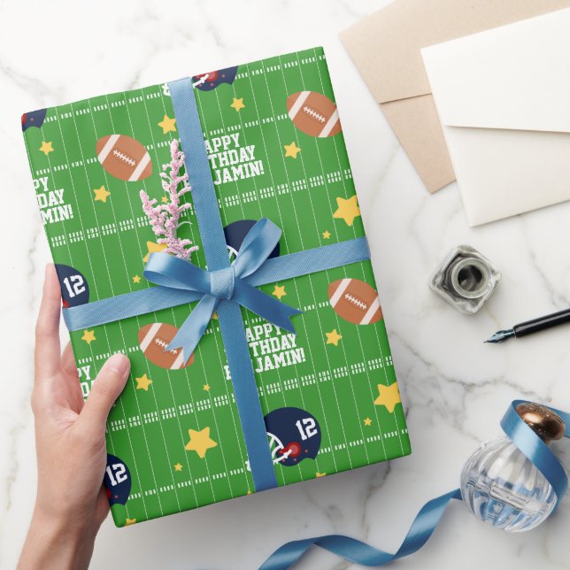 Football Super Star Geschenkpapier (Schenken)