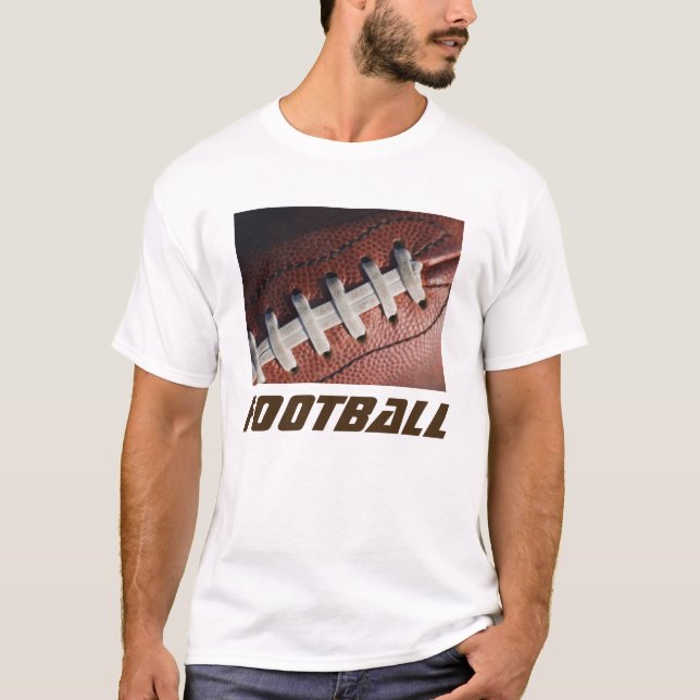 Football T - Shirt - Beliebte amerikanische T-Shir (Vorderseite)