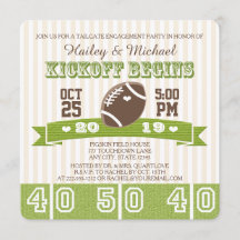 FOOTBALL TAILGATE ENGAGEMENT PARTEI