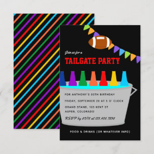 Football Tailgate Party Einladung