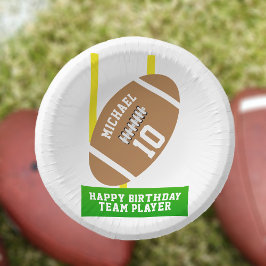 Football Theme Kindergeburtstag Party Paper Bowls Pappteller