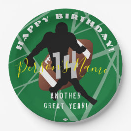 FOOTBALL Theme Paper PlateHAMbyWG Paper Teller