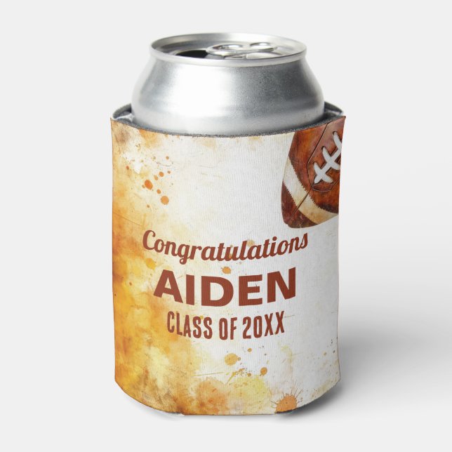 Football Themed Graduation Party Dosenkühler (Kanne Vorderseite)