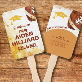 Football Themed Graduation Party Fächer
