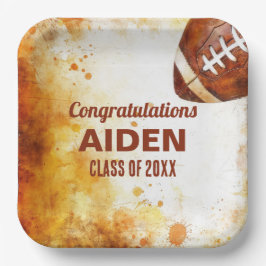 Football Themed Graduation Party Pappteller