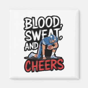 Football Touchdown Football Fan Sonntag Lineman Magnet