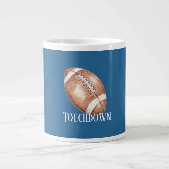 Football Touchdown Jumbo-Tasse (Vorderseite)