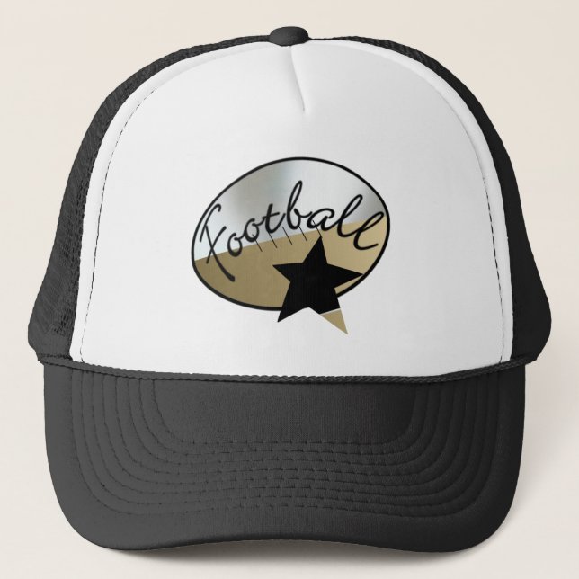 Football Trucker Hat Truckerkappe (Vorderseite)