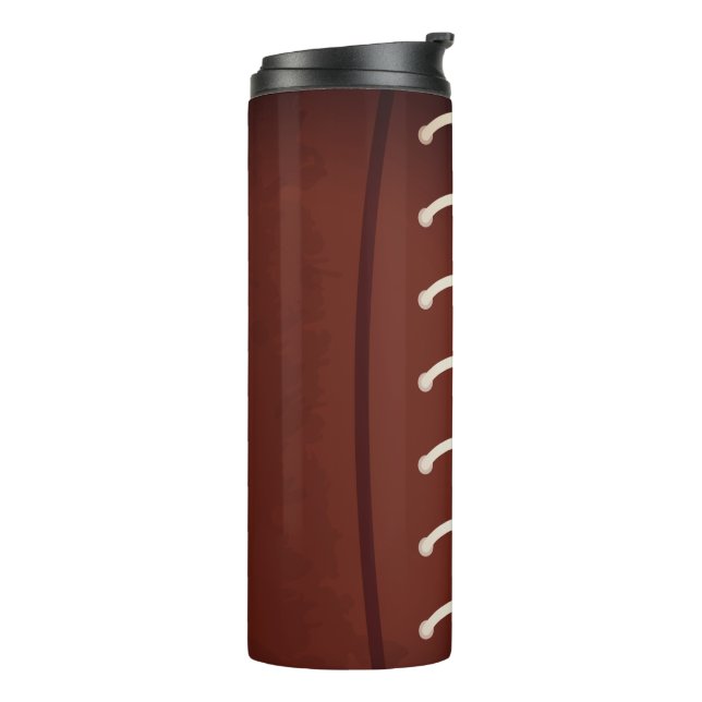 Football Tumbler Thermosbecher (Nach links gedreht)
