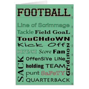 FOOTBALL-Typografie